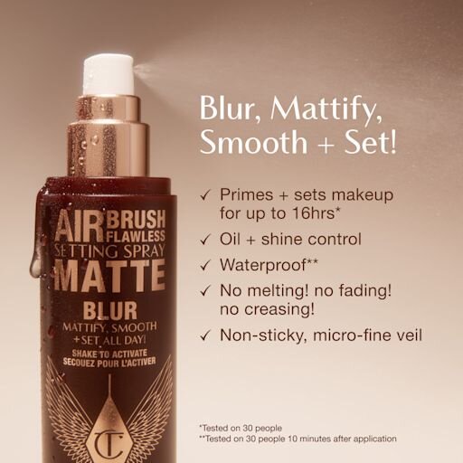 Airbrush Flawless Setting Spray MATTE & MINI DUO Yüz Seti