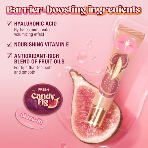 UNREAL LIPS SAĞLIKLI PARLAK NEKTAR YAĞI JUICYLICIOUS CANDY FIG